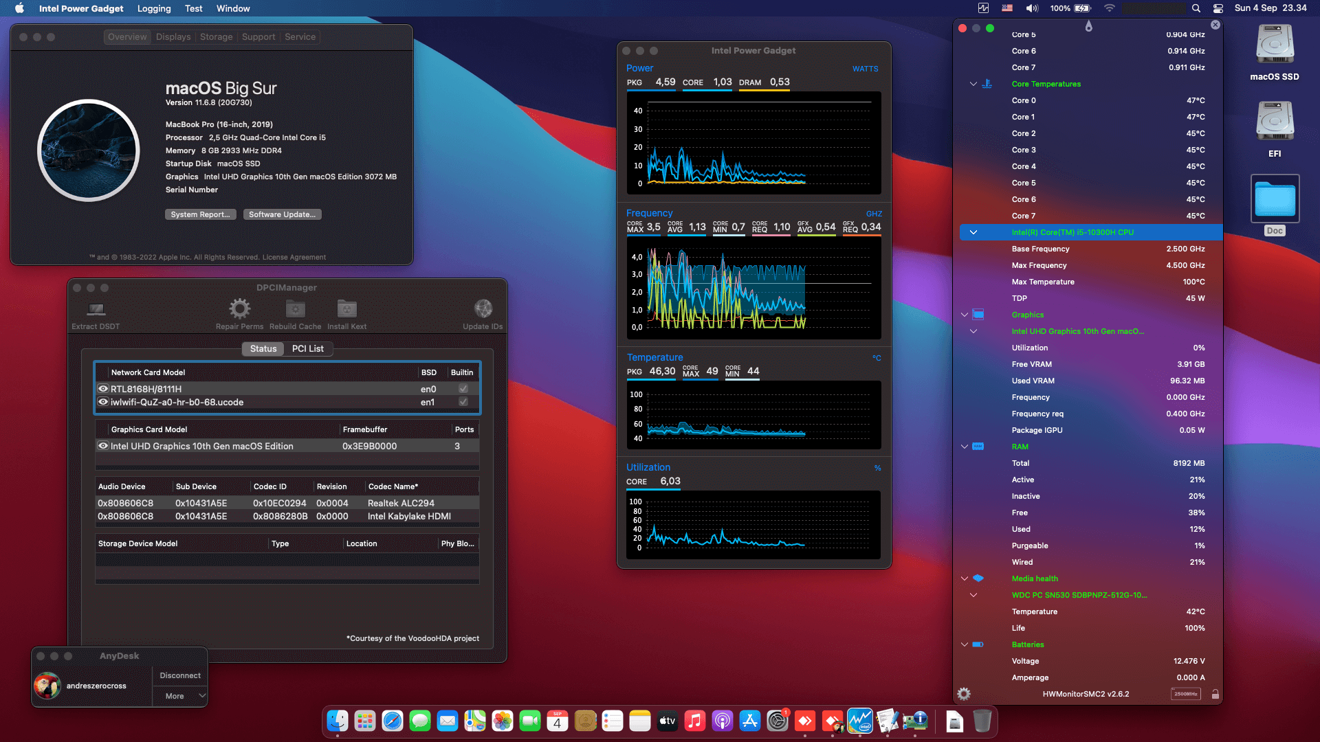 Asus ROG STRIX G15 G512LI I565B6T 2nd [CometLake   Intel UHD 10Th Gen + I2C]   OpenCore 1